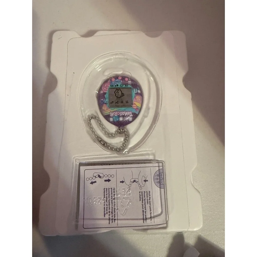 Bandai Tamagotchi Gen 1 Original Virtual Pet Candy Rainbow Purple New Box